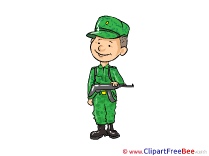 Soldier Man Cliparts printable for free