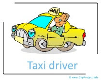 Taxi Driver Clipart Image - Career Clipart Images