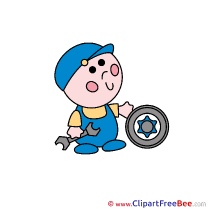 Tire Mechanic Pics free Illustration