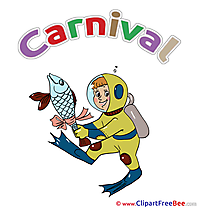 Diver Fish Carnival free Images download