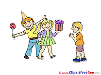 Presents Friends Cliparts Carnival for free