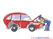 Engine Repairs Car Cliparts printable for free