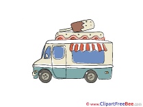 Ice Cream Truck Pics printable Cliparts
