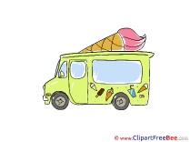 Image Ice Cream Truck free printable Cliparts and Images