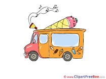 Music Ice Cream Truck printable Images for download
