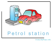 Petrol Station Clip Art Image free - Cars Clip Art Images free