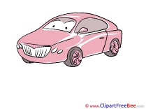 Pink Car free Illustration download