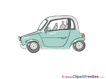 Two-door Car download printable Illustrations