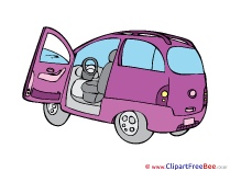 Violet Car Clip Art download for free