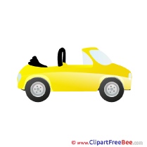 Yellow Car download Clip Art for free