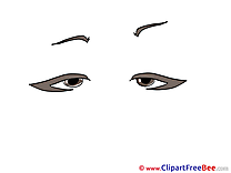 Exhausted Look Clipart free Illustrations