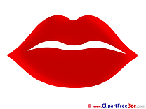 Lips Woman free printable Cliparts and Images