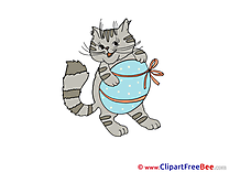 Easter Egg Cat Pics free Illustration