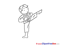 Karate Boy Clip Art download for free