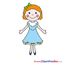 Little Girl download printable Illustrations