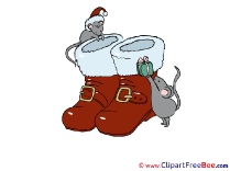 Boots Mouses printable Christmas Images