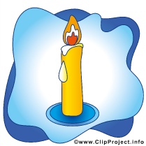 Christmas Candle Clipart Image free