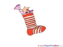 Red Sock Clipart Christmas free Images