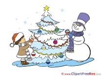Virtual List Cliparts Christmas for free