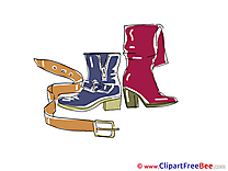 Belt Boots Clip Art download for free