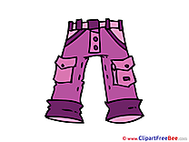 Jeans Pics printable Cliparts