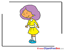 Woman Yellow Dress Pics free Illustration