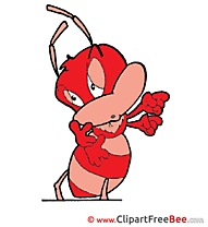 Ant printable Illustrations Comic