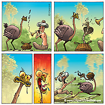 Indian Cobra Ostrich Pics Comic free Image