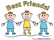 Children Boys printable Best Friends Images