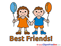 Kids Balloons Pics Best Friends free Cliparts