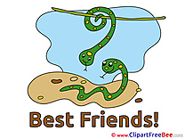 Snakes Best Friends download Illustration