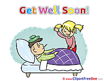 Children Boy Girl Pics Get Well Soon  free Image