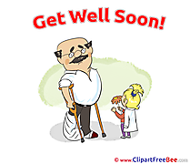 Father Flowers Daughter Get Well Soon Illustrations for free