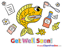 Fish Clipart Get Well Soon Illustrations