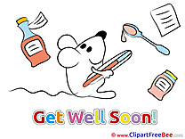 Mouse Pics Get Well Soon free Cliparts