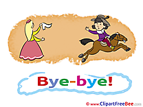 Horse Prince Princess free Cliparts Goodbye