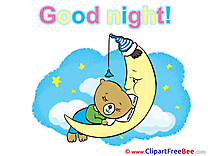 Teddy Bear Moon printable Illustrations Good Night