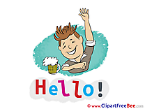 Beer Man Clipart Hello Illustrations