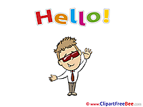 Man Clipart Hello free Images