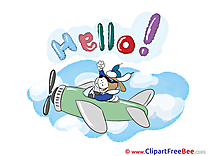 Plane Puppy Pilot Hello free Images download