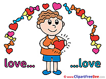 Boy free Illustration Love