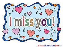 Clip Art download I miss You