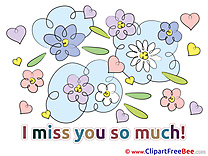 Love Clipart I miss You free Images