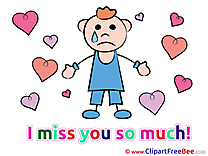 Man Hearts download I miss You Illustrations