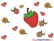 Strawberry Pics You are sweet Illustration