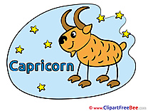 Capricorn Clipart Zodiac Illustrations