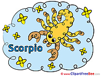 Scorpio download Zodiac Illustrations