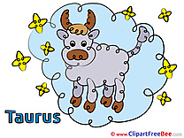 Taurus printable Zodiac Images