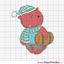 Bear Patterns free Cross Stitch