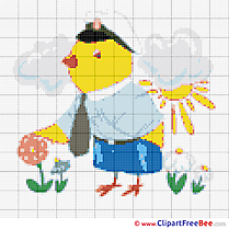 Chicken Patterns download Cross Stitches